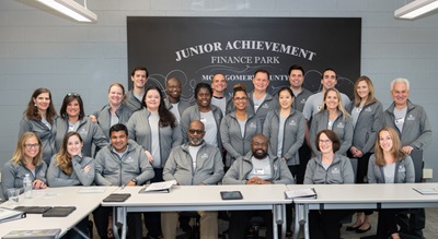 Host employees visited Junior Achievement’s newest Finance Park in Montgomery County