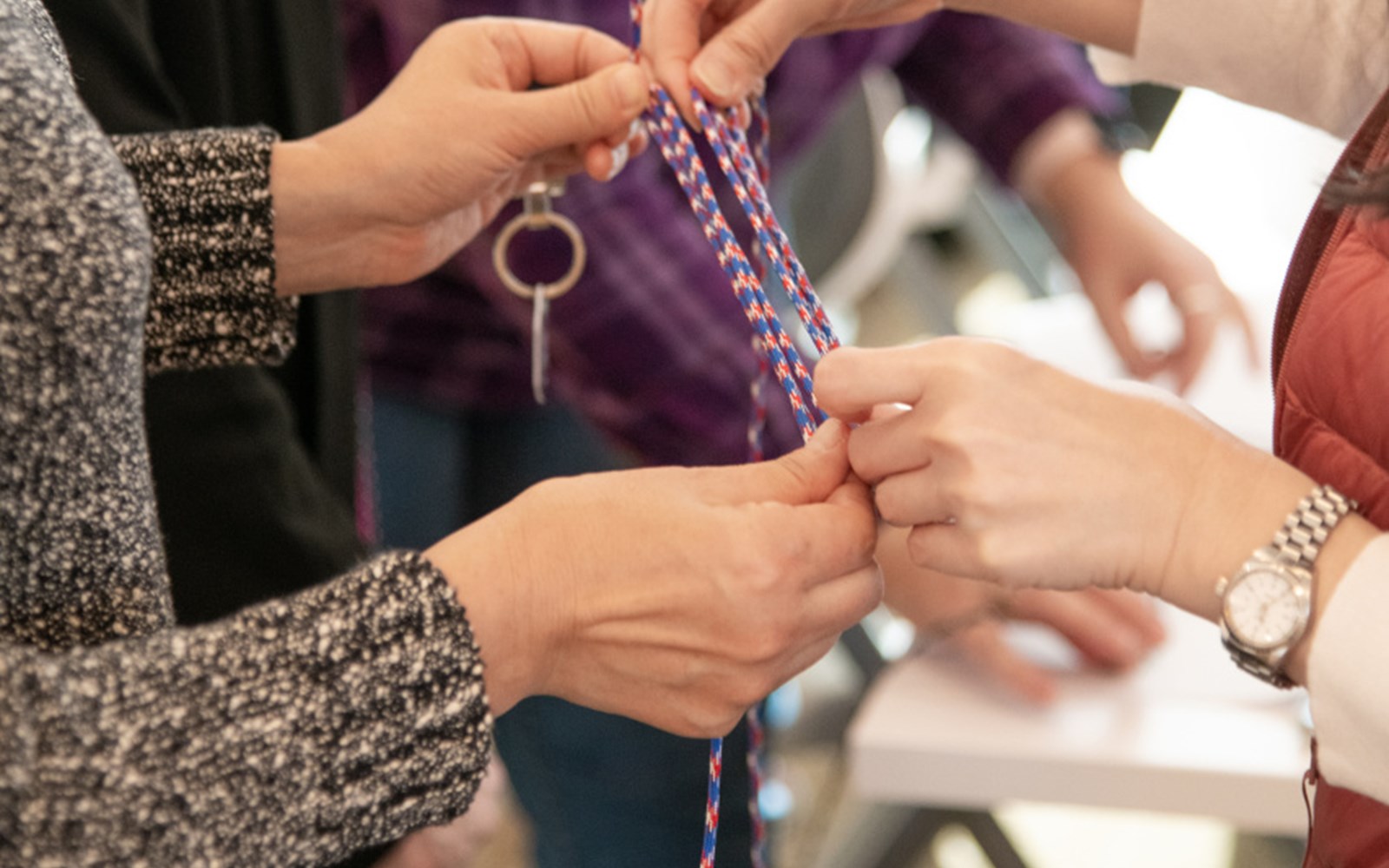 Volunteers assembled Battalion Buddy Bears, made paracord bracelets and wrote letters of gratitude