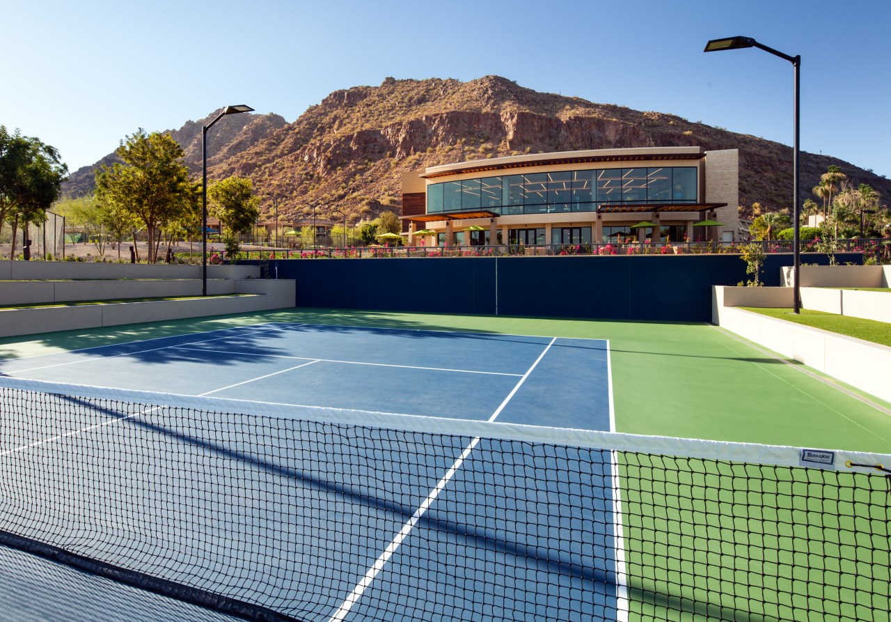 The Phoenician Athletic Club and Center Tennis Court