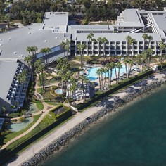 Aerial view of property