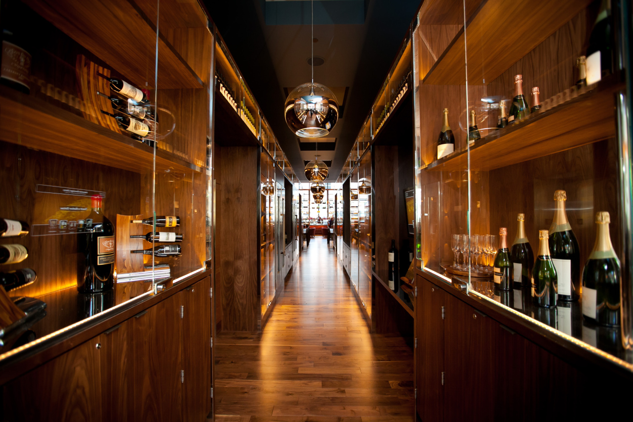 Wine Cellar at OneUP Restaurant and Lounge