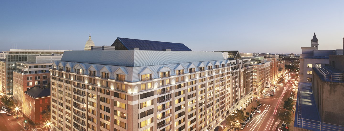 Aerial of property and surrounding areas at dusk"Most Commonly Used" property view