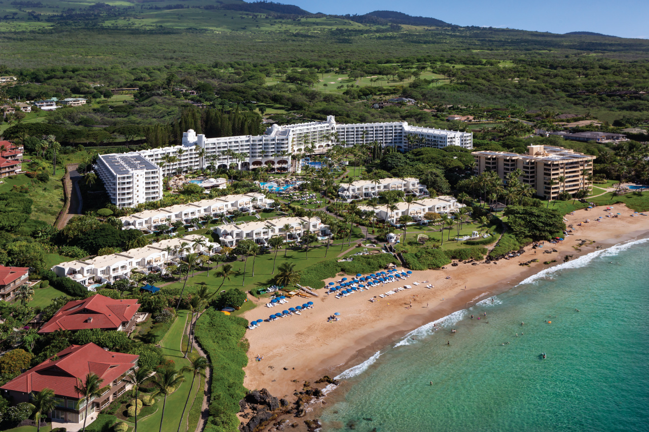 Aerial view of property